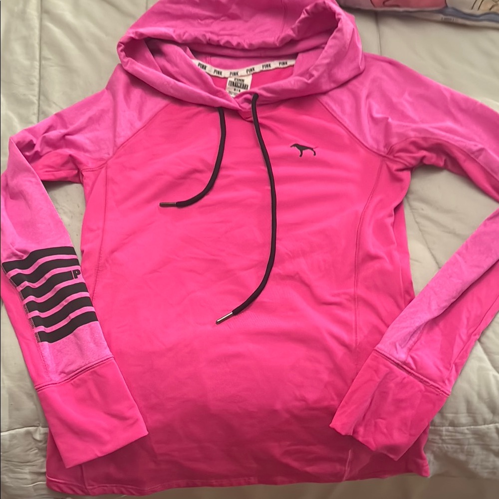 PINK Victoria's Secret Pink Hooded Long Sleeve athletic leisure